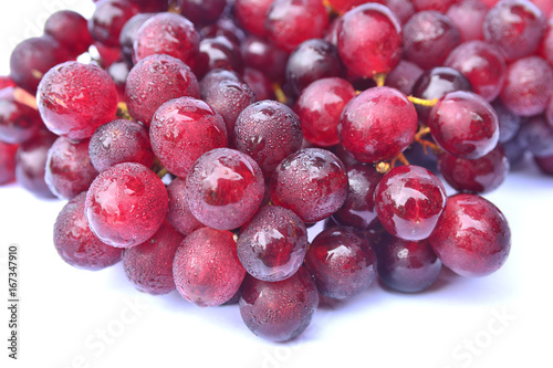 grapes isolated on white background