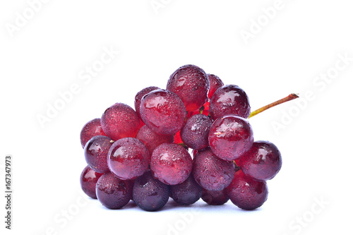 grapes isolated on white background