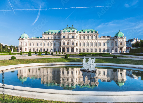 Belvedere palace in Vienna, Austria