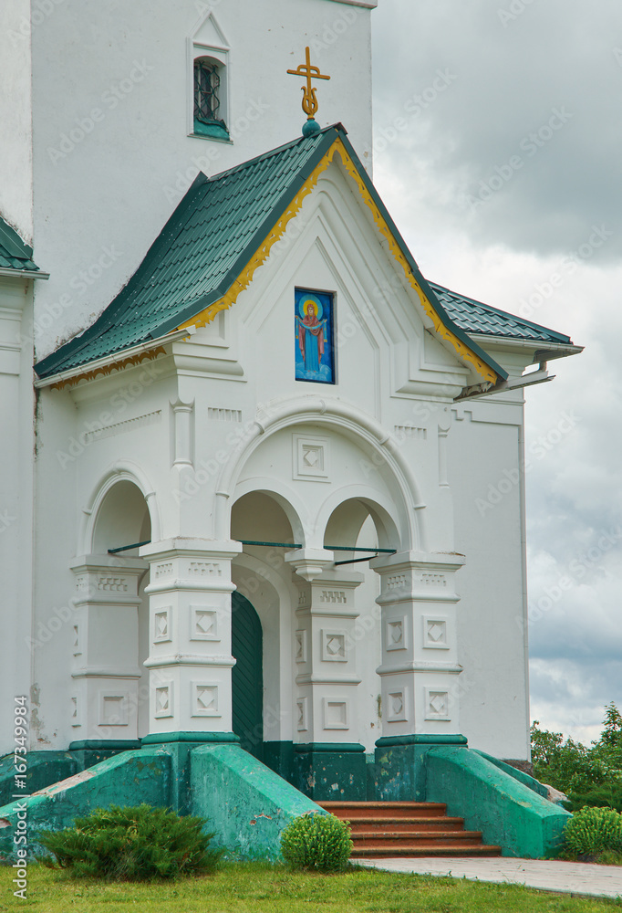 Obraz premium Temple Lubcha,Belarus.