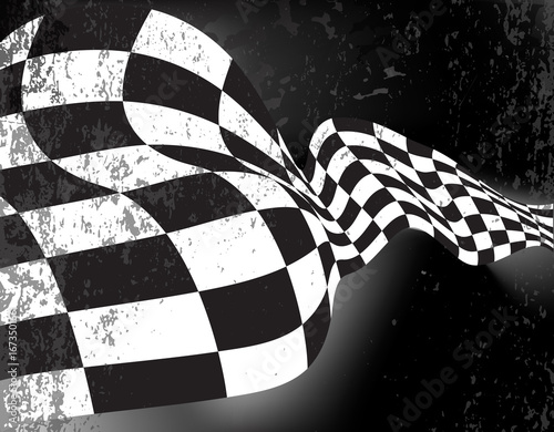race flag wave, waveing checkered flag background layout