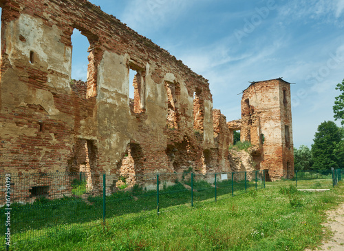 Holszany Castle.Halshany, Belarus photo