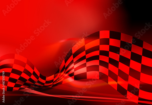race flag wave, waveing checkered flag background layout