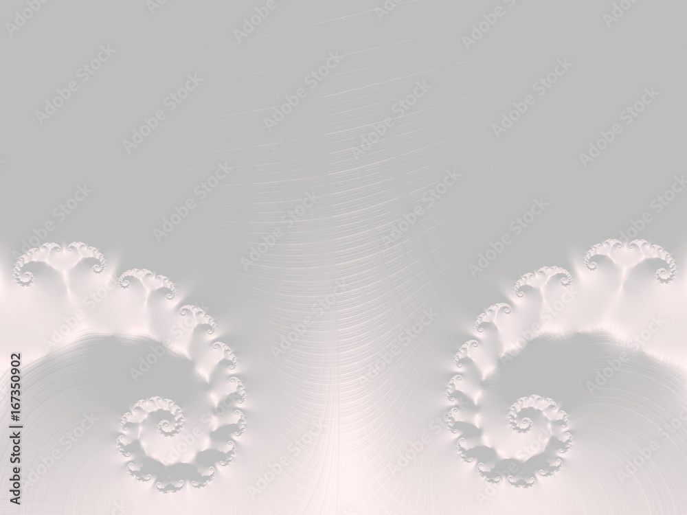 The white Plaster in the form of a Fractal The white Plaster in the form of a Fractal