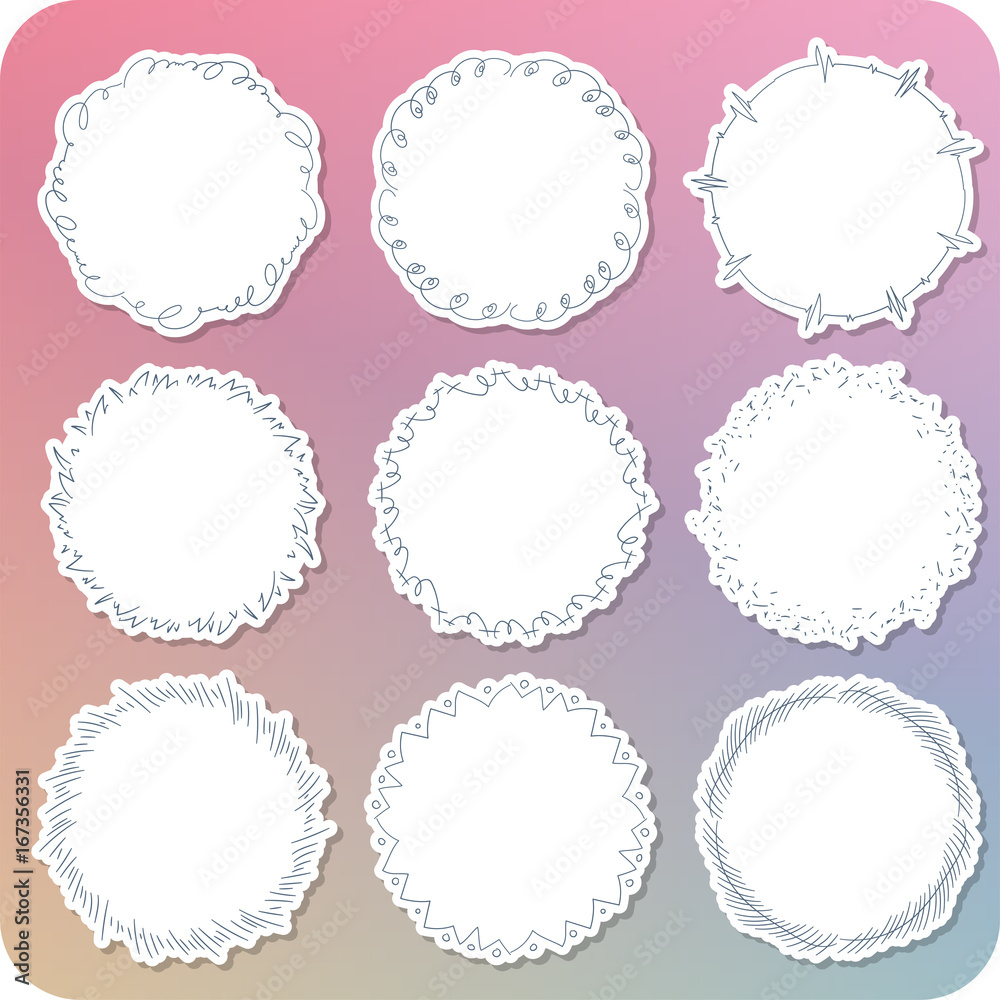 hand paint girly frame label 03 hand paint girly frame label 03