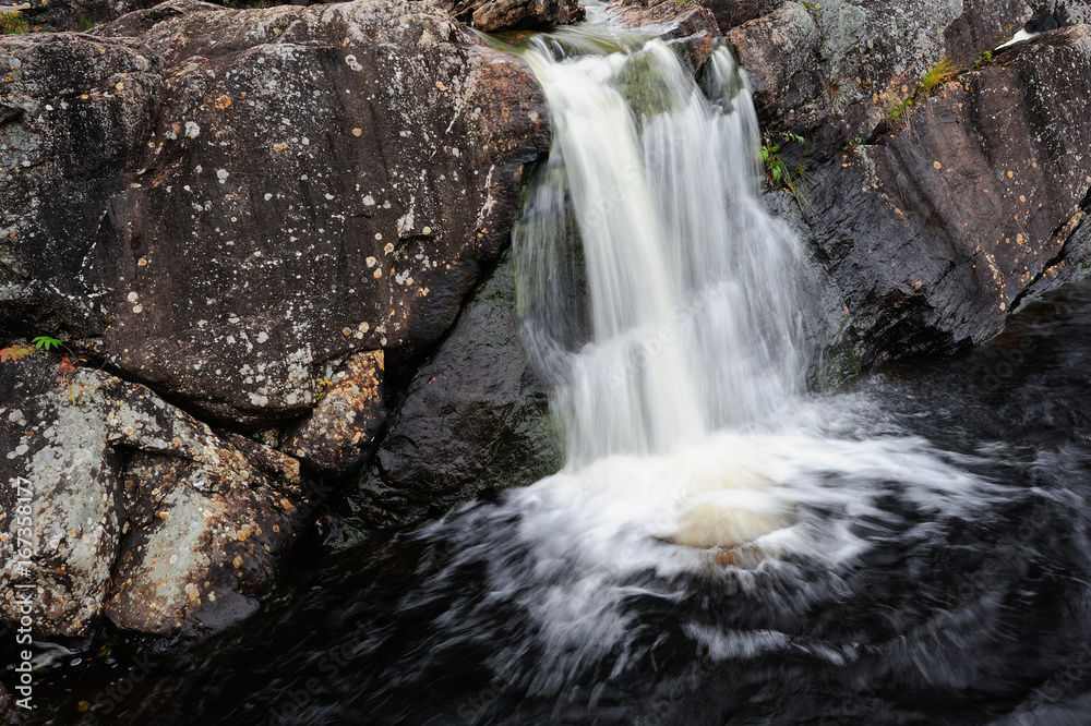 Wasserfall, Felsen, Hylströmmen, Schweden, Wasserfall, Felsen, Hylströmmen, Schweden,