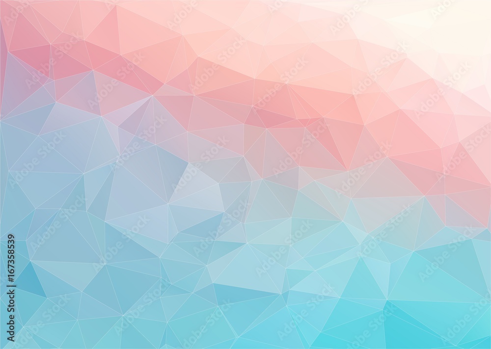 Obraz premium Colorful flat background with triangles shape