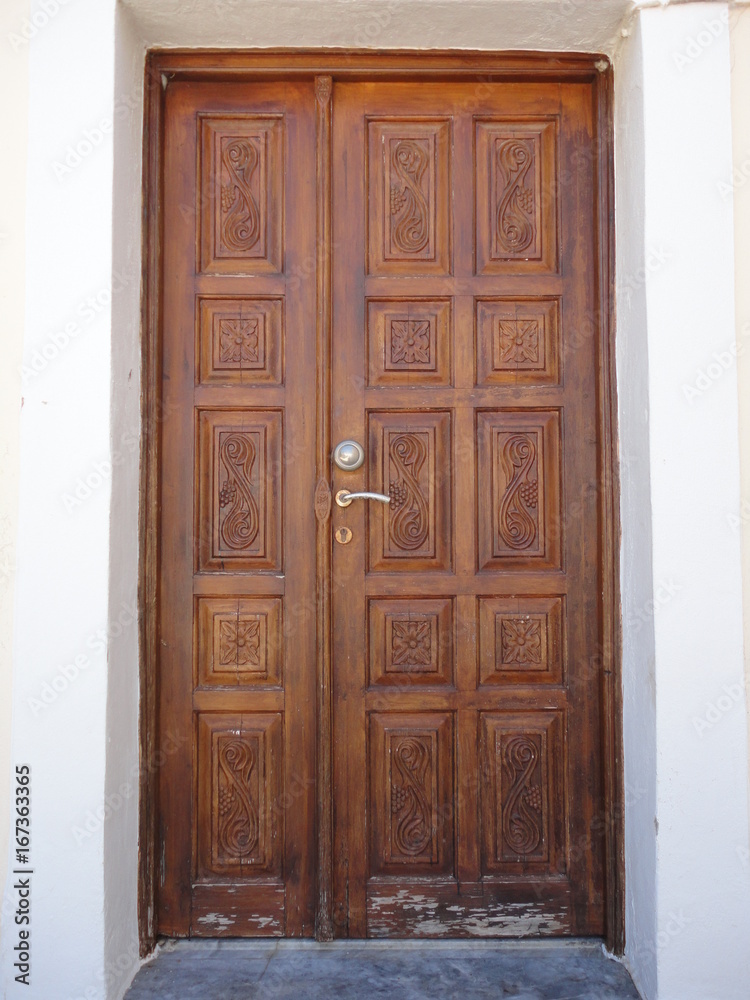 Door of the chapel of Panormos, Creta Door of the chapel of Panormos, Creta