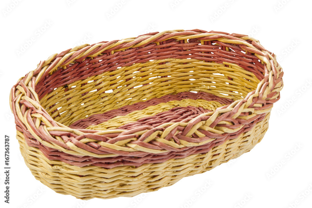 Obraz premium Basket for eating fruits of bread vegetables