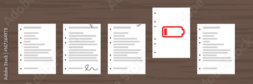 Hervorgehoben - Batterie leer