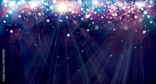 Vector colorful  lights background.