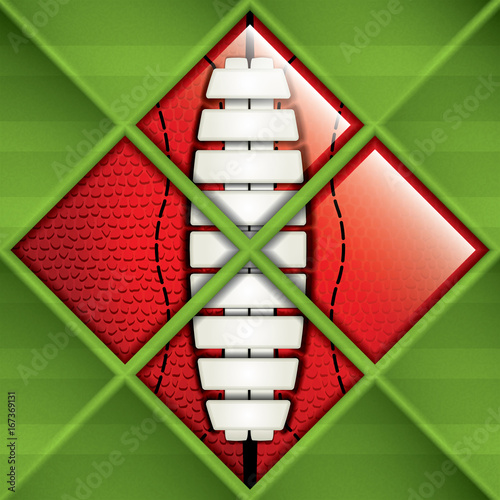 American football brochure