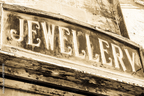 old jewellery sign © fottoo
