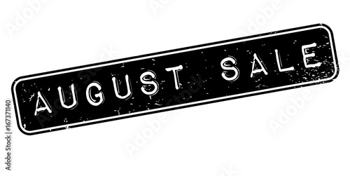August Sale rubber stamp. Grunge design with dust scratches. Effects can be easily removed for a clean, crisp look. Color is easily changed.