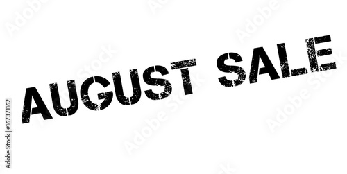 August Sale rubber stamp. Grunge design with dust scratches. Effects can be easily removed for a clean, crisp look. Color is easily changed.
