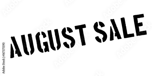 August Sale rubber stamp. Grunge design with dust scratches. Effects can be easily removed for a clean, crisp look. Color is easily changed.