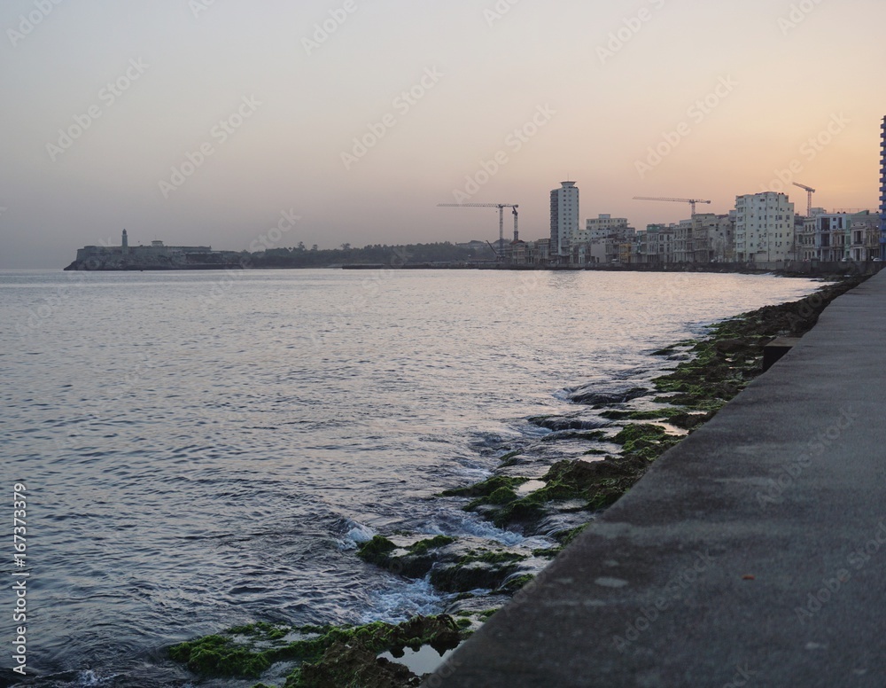 Am Malecon in Havanna auf Kuba Am Malecon in Havanna auf Kuba