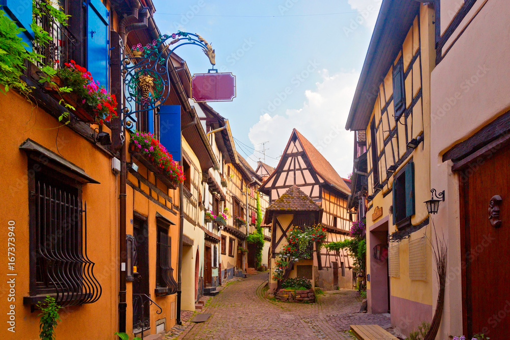Fototapeta premium Eguisheim, Frankreich