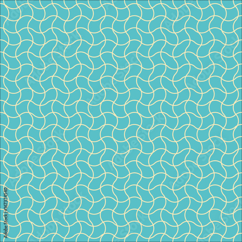 Mesh lines background. Seamless intersecting wavy lined pattern. Vector illustration.