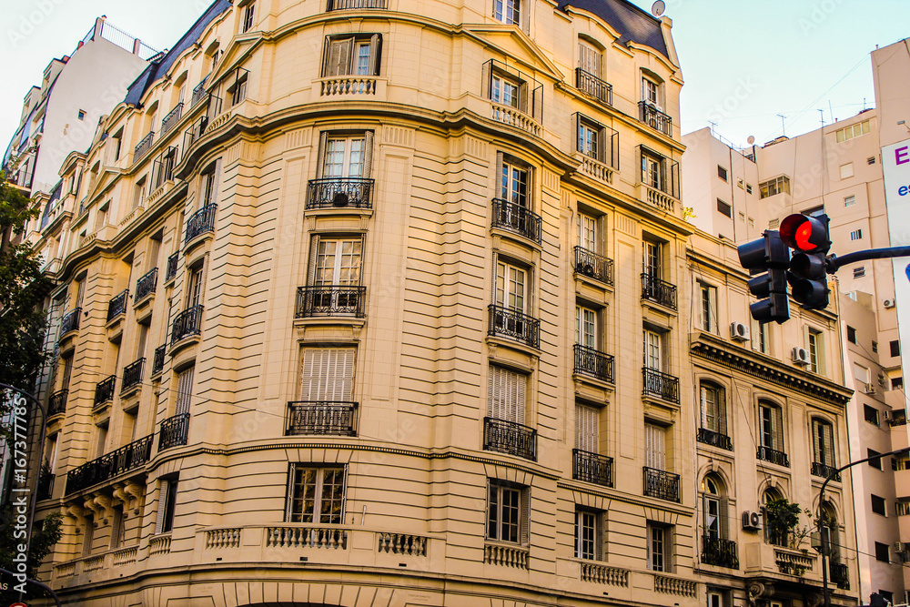 Vintage Building Facade