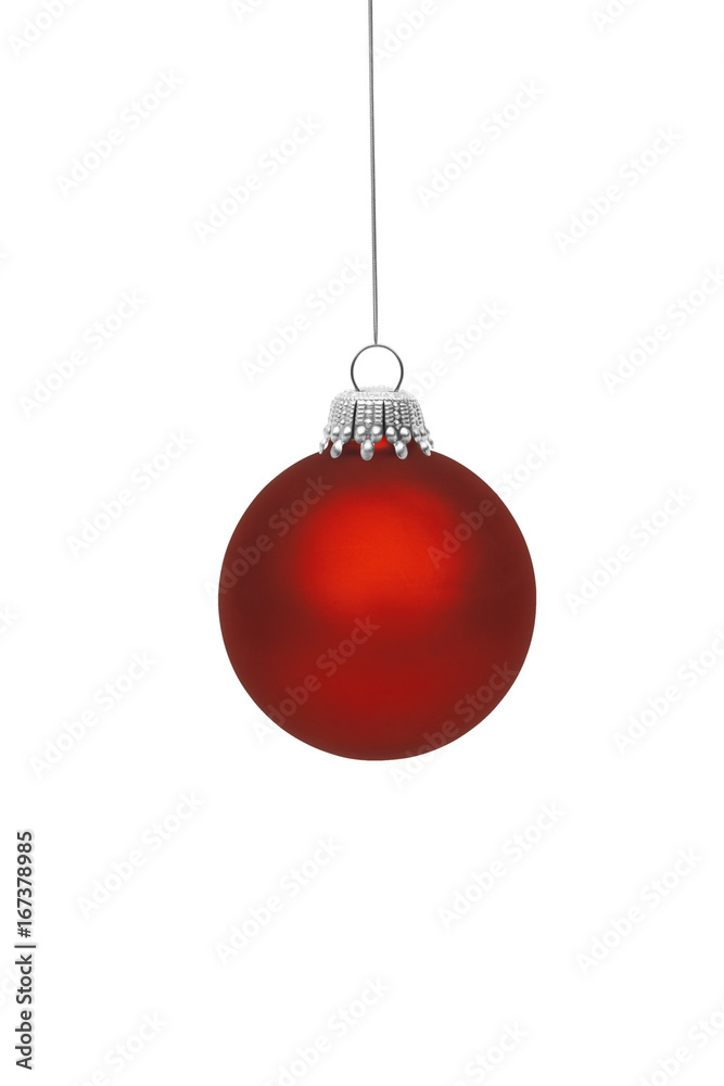 Rote Weihnachtskugel Rote Weihnachtskugel
