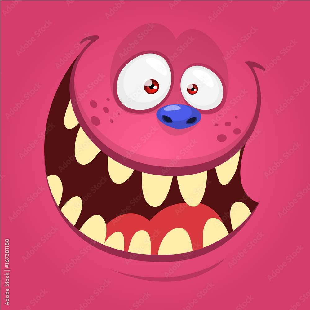 Cute And Funny Monster Avatar Royalty Free SVG Cliparts Vectors And  Stock Illustration Image 76594663