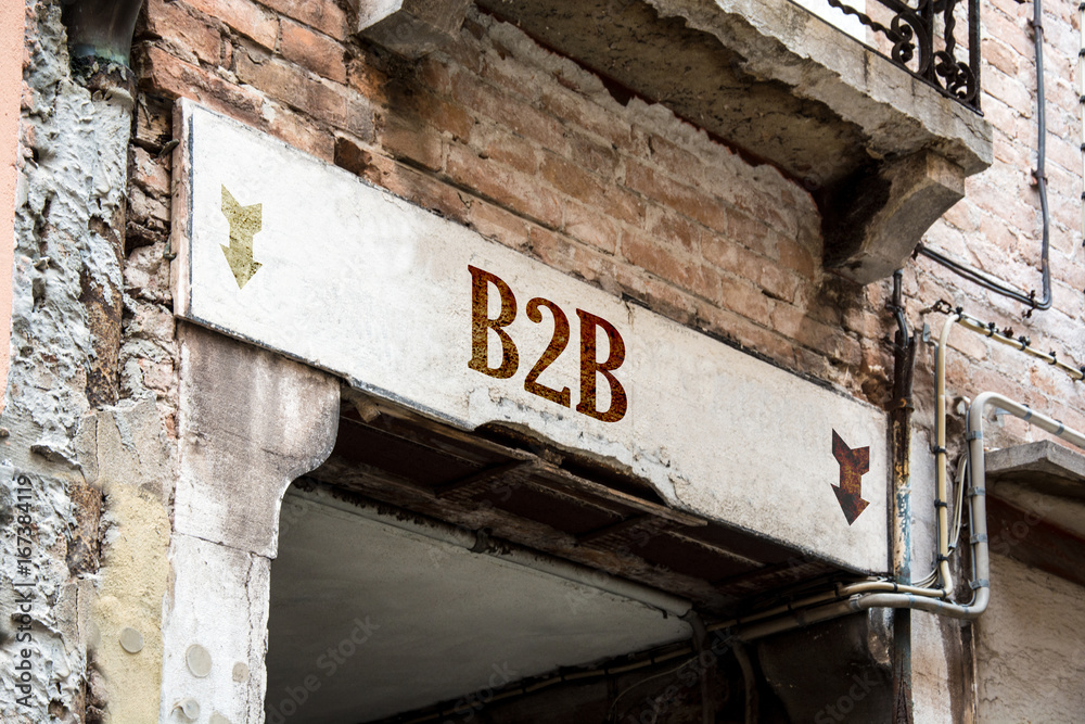 Fototapeta premium Schild 226 - B2B