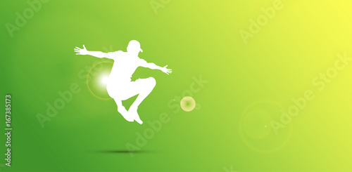 saltare, silhouette, divertimento, gioco, amici