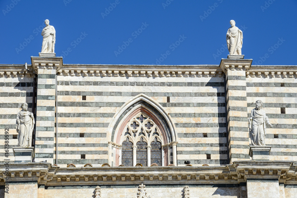 Fototapeta premium Detail of the cathedral at Siena