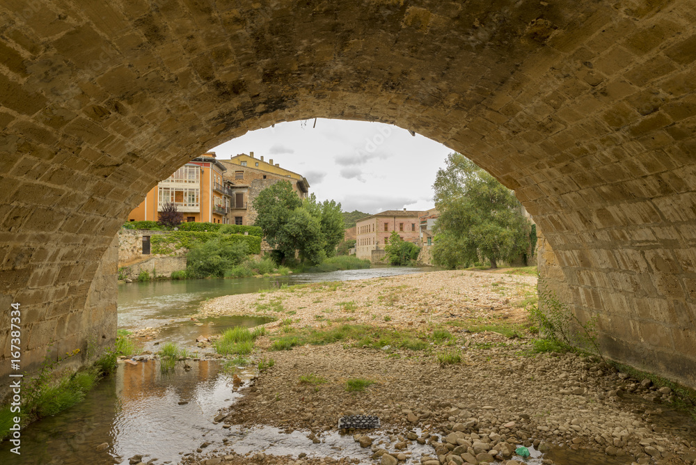 The town of Estella in Navarre, Spain