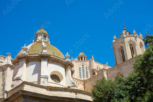the cathedral in tarragona