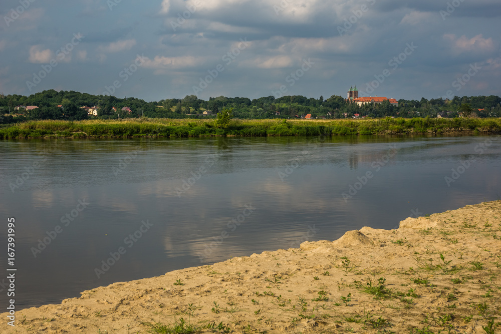 Vistula river near Czerwinsk Nad Wisla village, Poland Vistula river near Czerwinsk Nad Wisla village, Poland