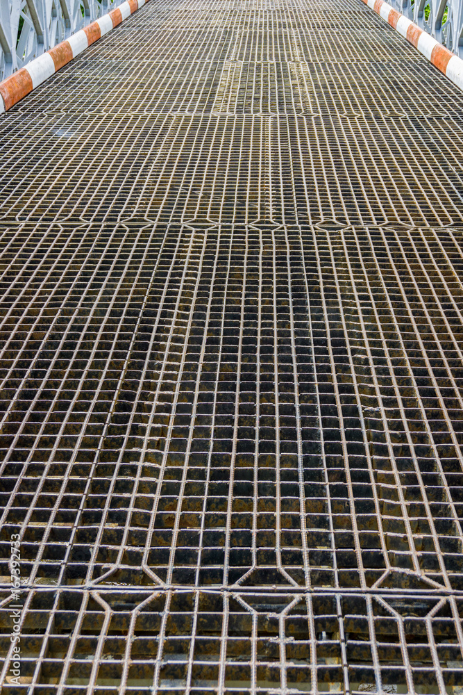 Floor of steel bridge