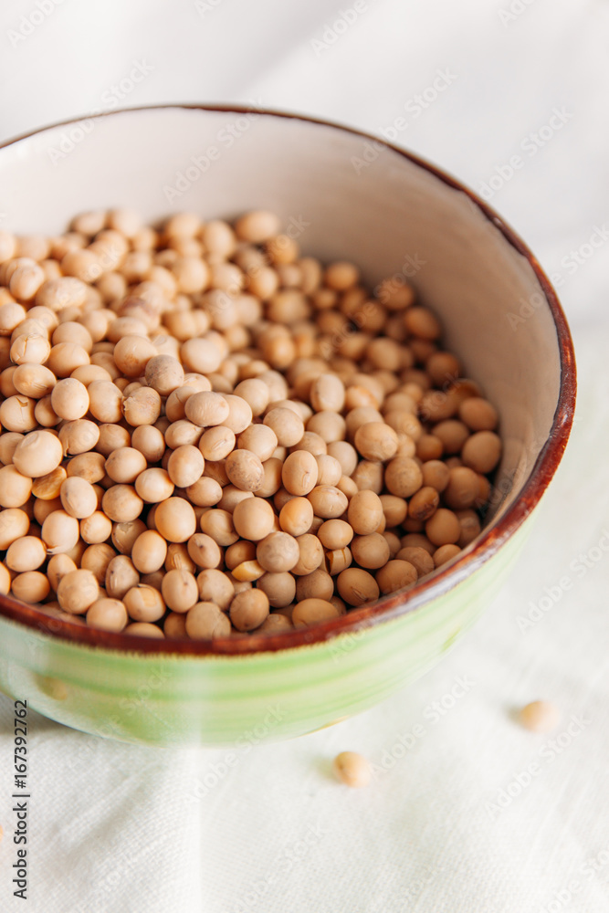 Soybeans in a bowl