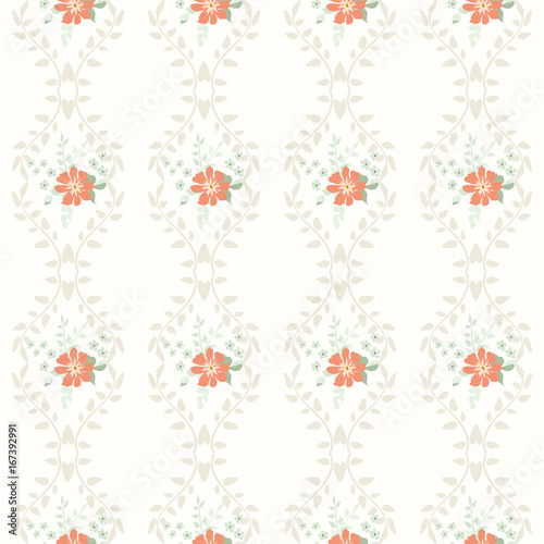 Elegant gentle trendy pattern in small-scale flower. Millefleurs. Liberty style. Floral seamless background for textile  cotton fabric  covers  manufacturing  wallpapers  print  gift wrap and scrapboo