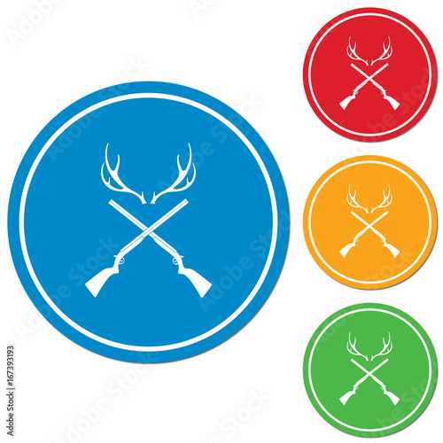 Hunting club logo icon