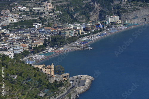 Amalfitan coast, Ravello; Maiori from Villa Rufolo.