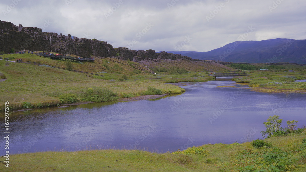 Fototapeta premium Thingvellir national park, a part of Golden Circle, Iceland