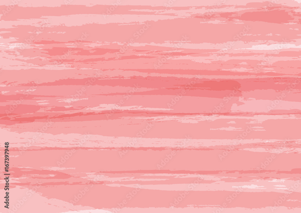 Fototapeta premium Pink watercolor texture. Rectangular background. Grunge, sketch, ink.