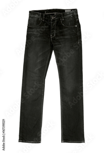 Konstfotografi Black jeans on white