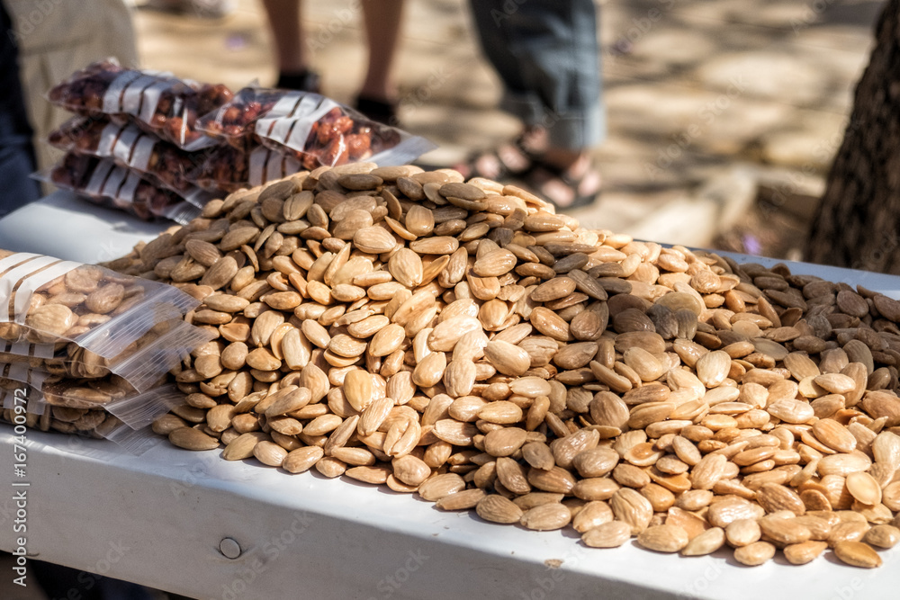 Obraz premium Lots of tasty Marcona Almonds - Malaga