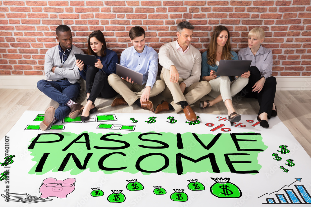 Passive Income Text On Floor