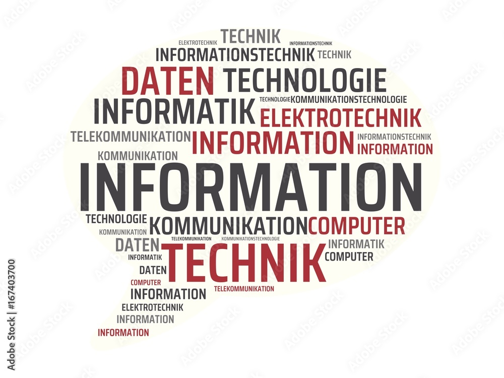 INFORMATION - Bilder mit Wörtern aus dem Bereich kommunikationstechnik, Wort, Bild, Illustration INFORMATION - Bilder mit Wörtern aus dem Bereich kommunikationstechnik, Wort, Bild, Illustration