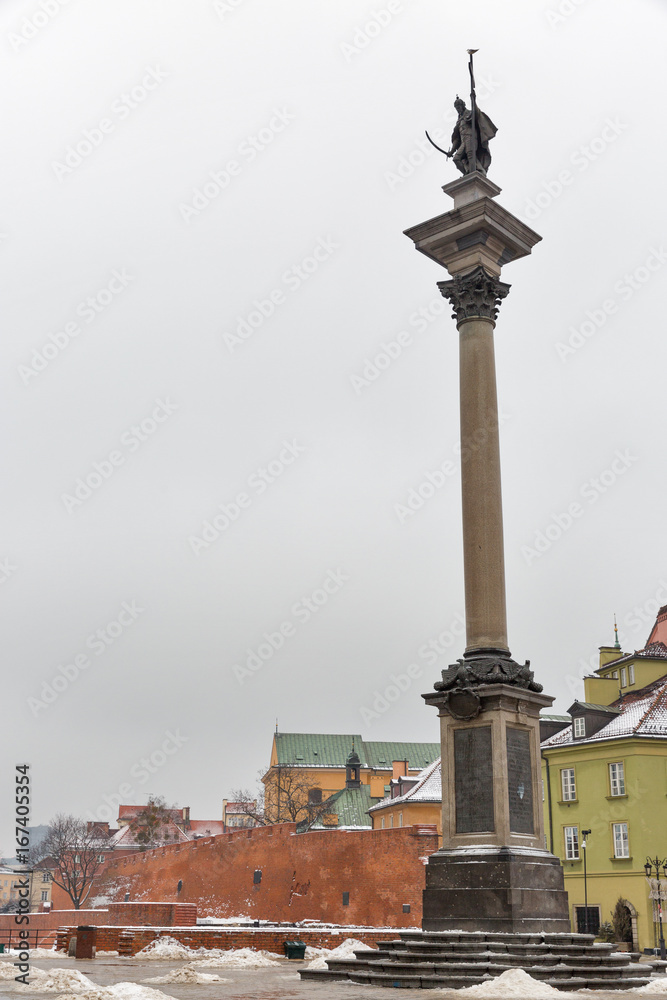 Sigismund column in Warsaw, Poland.