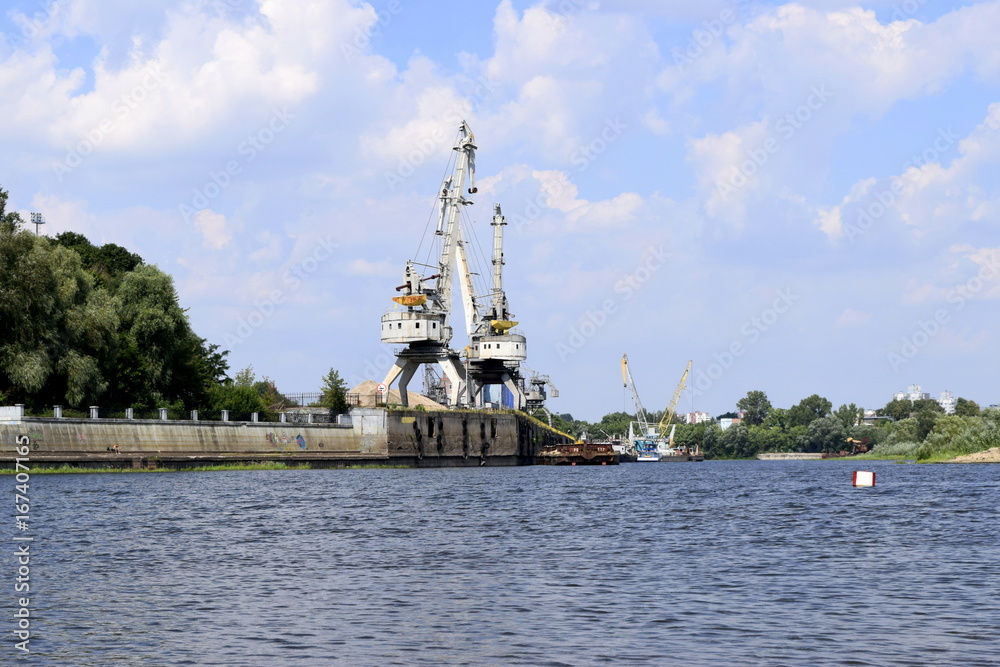 Obraz premium River port