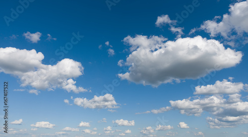 Photography High quality photo of beautiful clouds flying against blue sky
