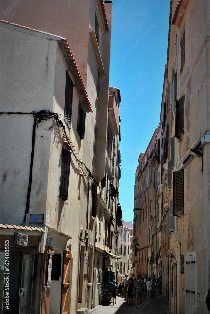 Charming street in Bonifacio