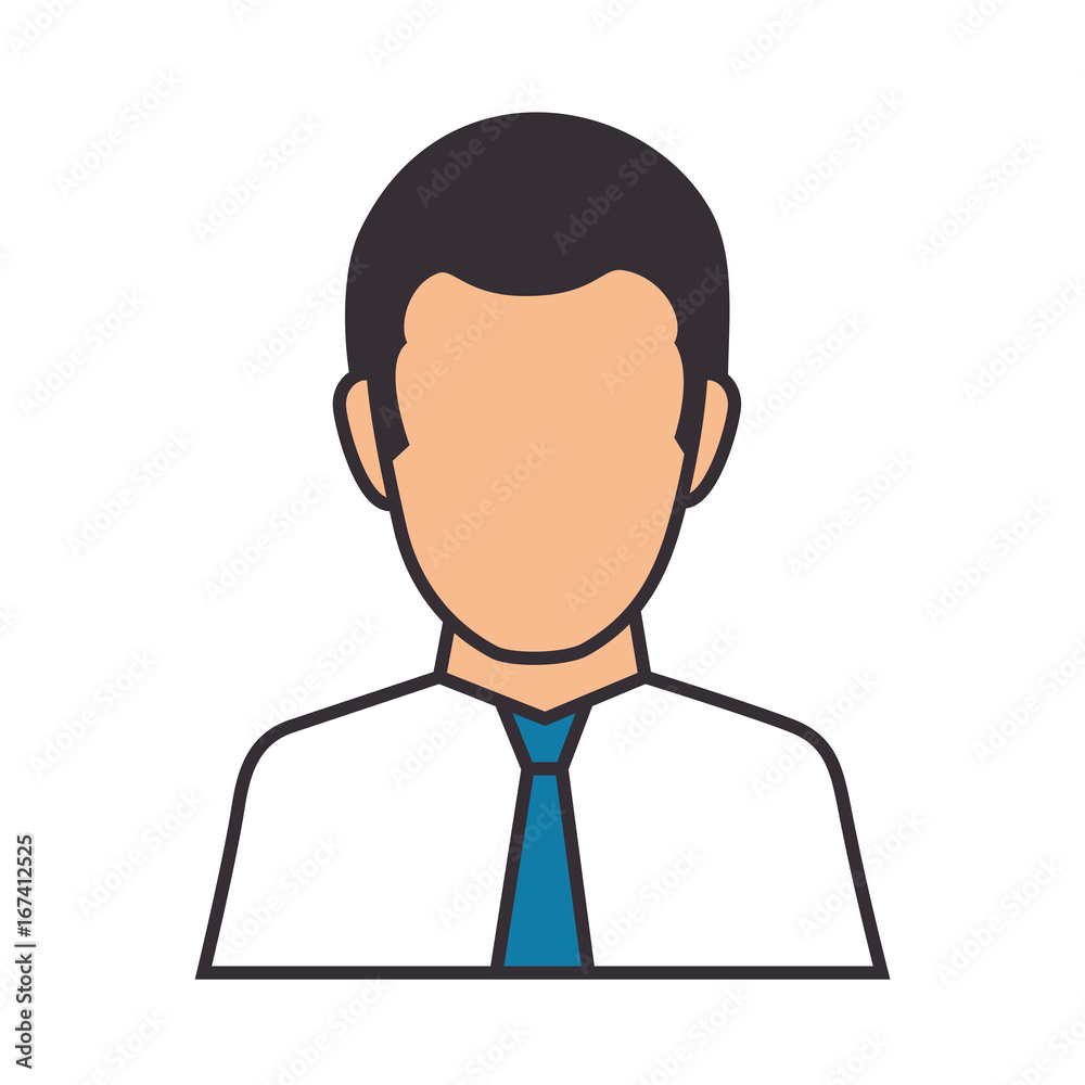 avatar businessman icon over white background vector illustration avatar businessman icon over white background vector illustration