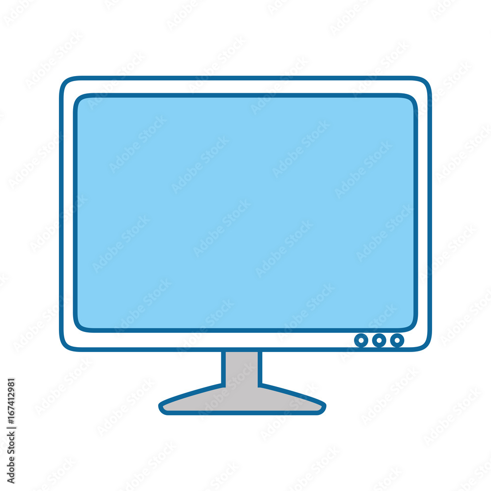 computer icon over white background vector illustration computer icon over white background vector illustration