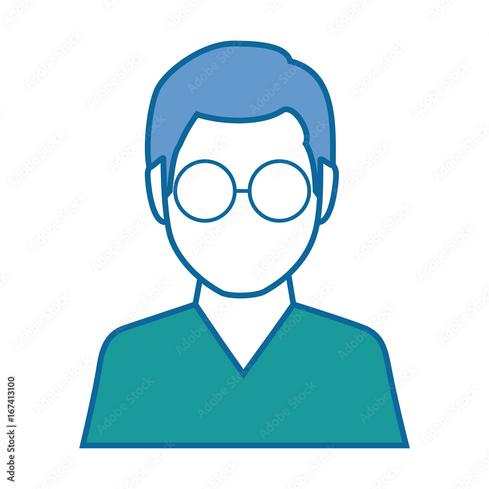 avatar man icon over white background colorful design vector illustration avatar man icon over white background colorful design vector illustration